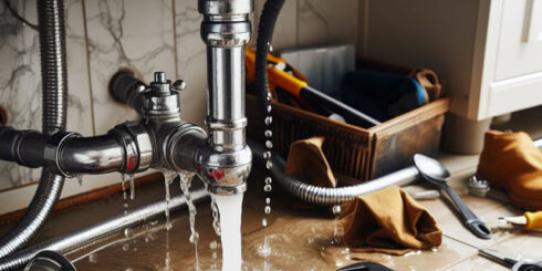 fix repair leaks pipe plumbing